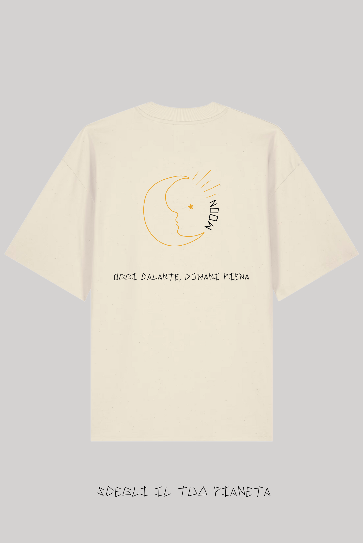 T-Shirt Natural Raw Ricamata - Giorgia Fratta