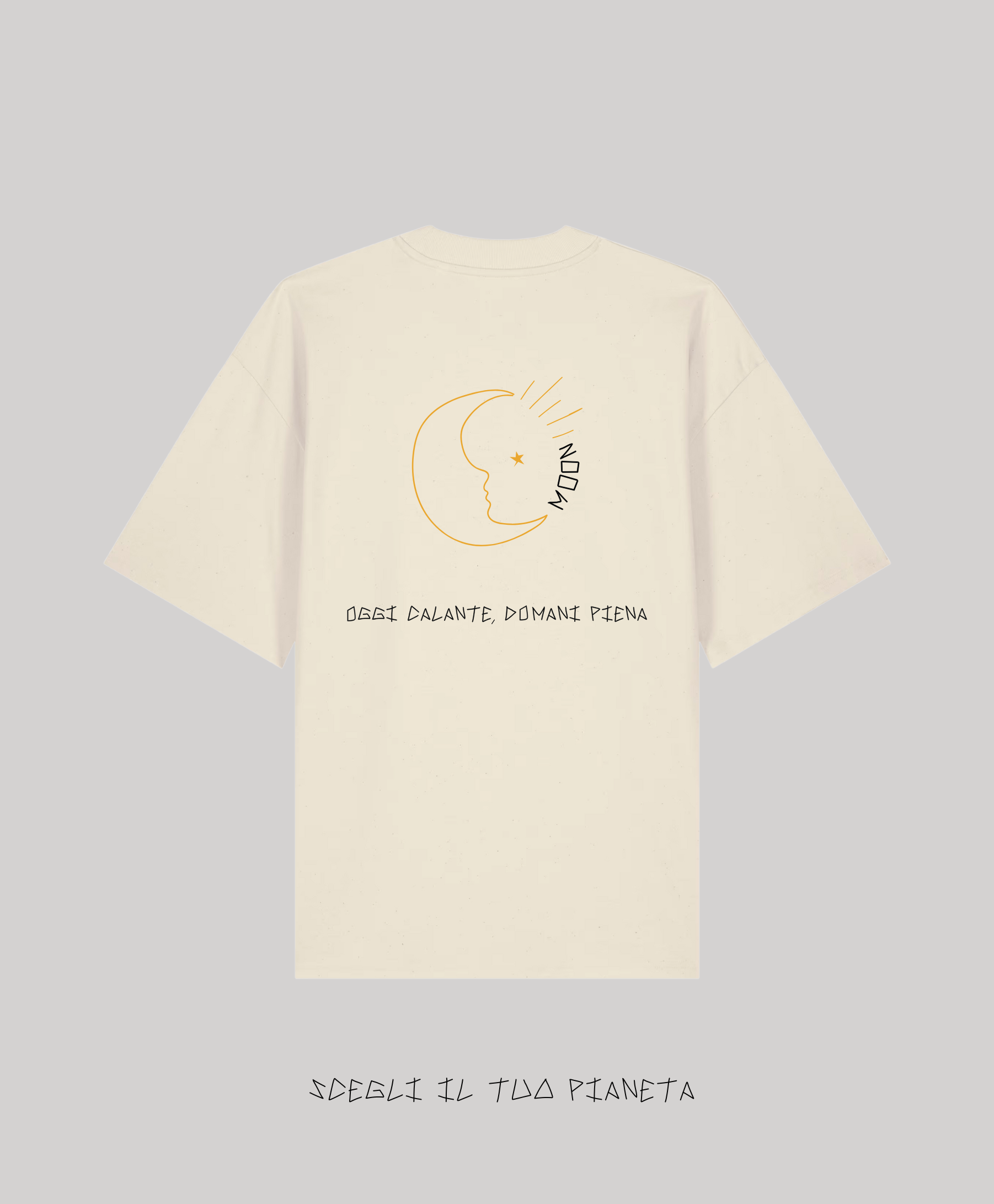 T-Shirt Natural Raw Ricamata - Giorgia Fratta