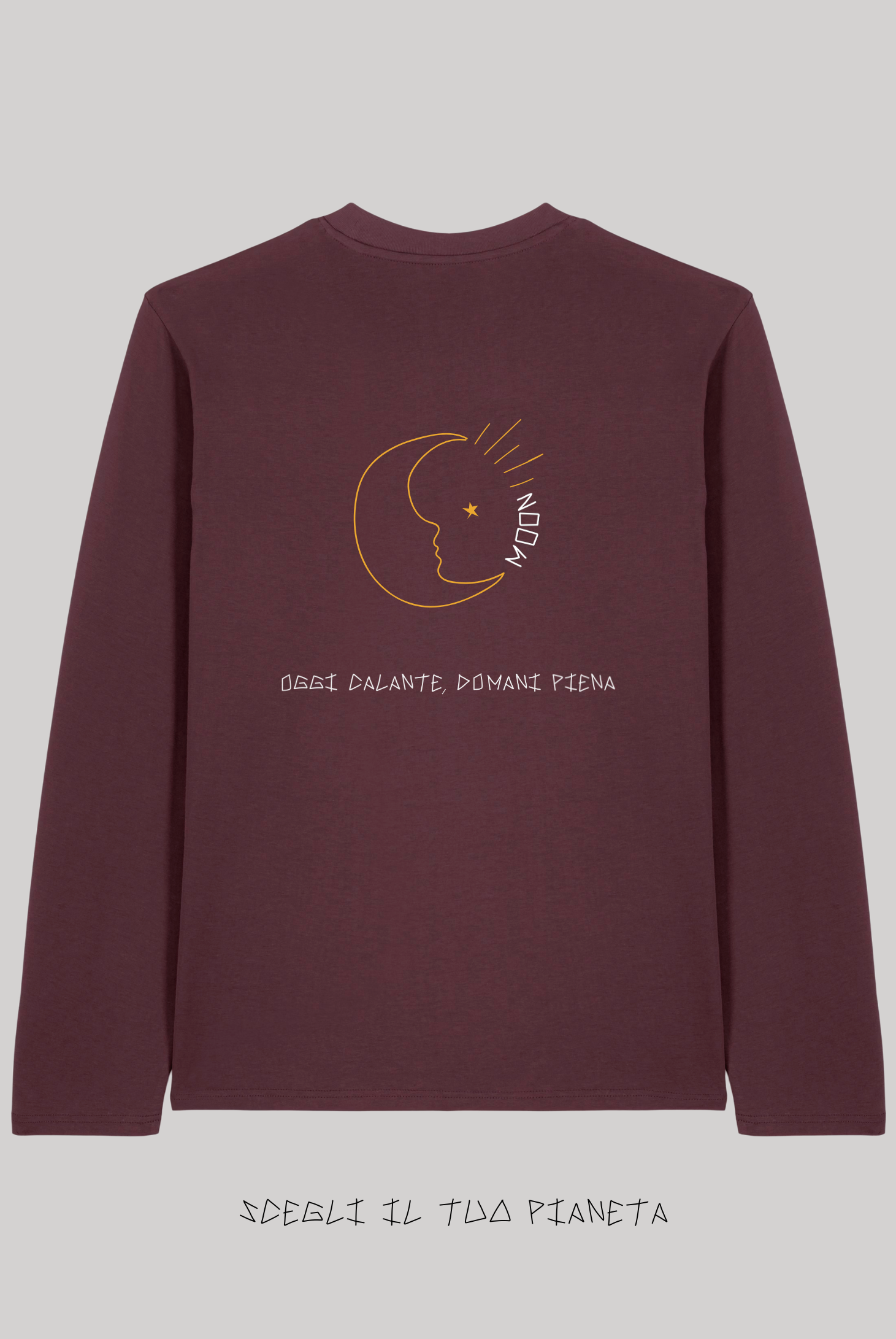 Long Sleeve Red Brown Ricamata - Giorgia Fratta