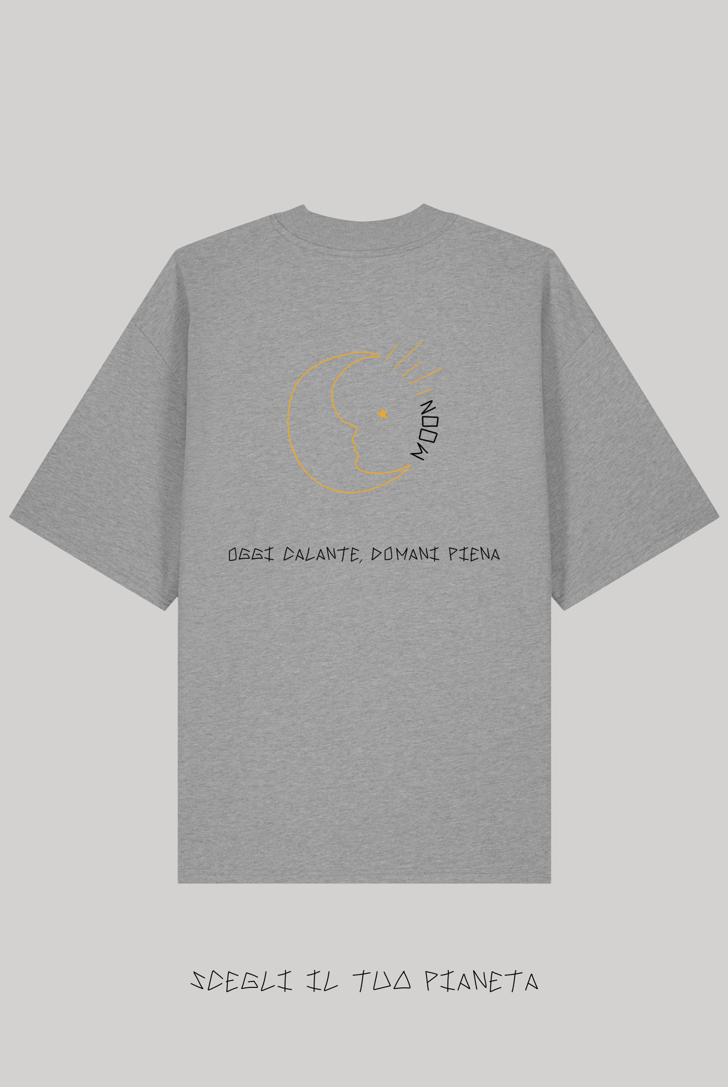 T-Shirt Grigia Ricamata - Giorgia Fratta