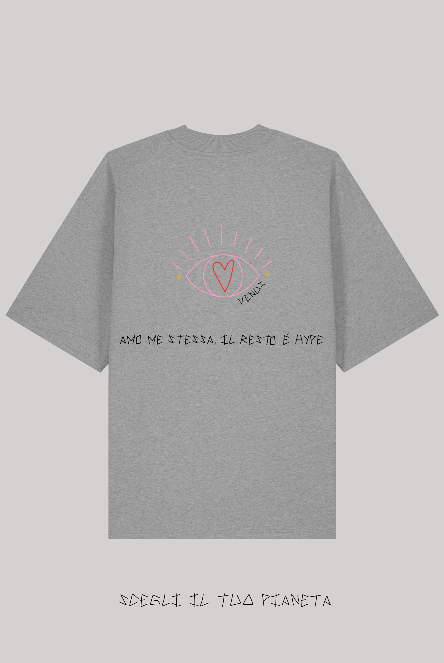T-Shirt Grigia Ricamata - Giorgia Fratta