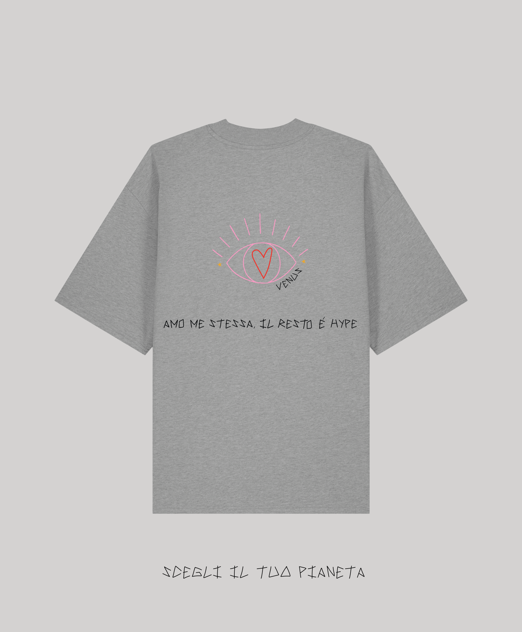 T-Shirt Grigia Ricamata - Giorgia Fratta
