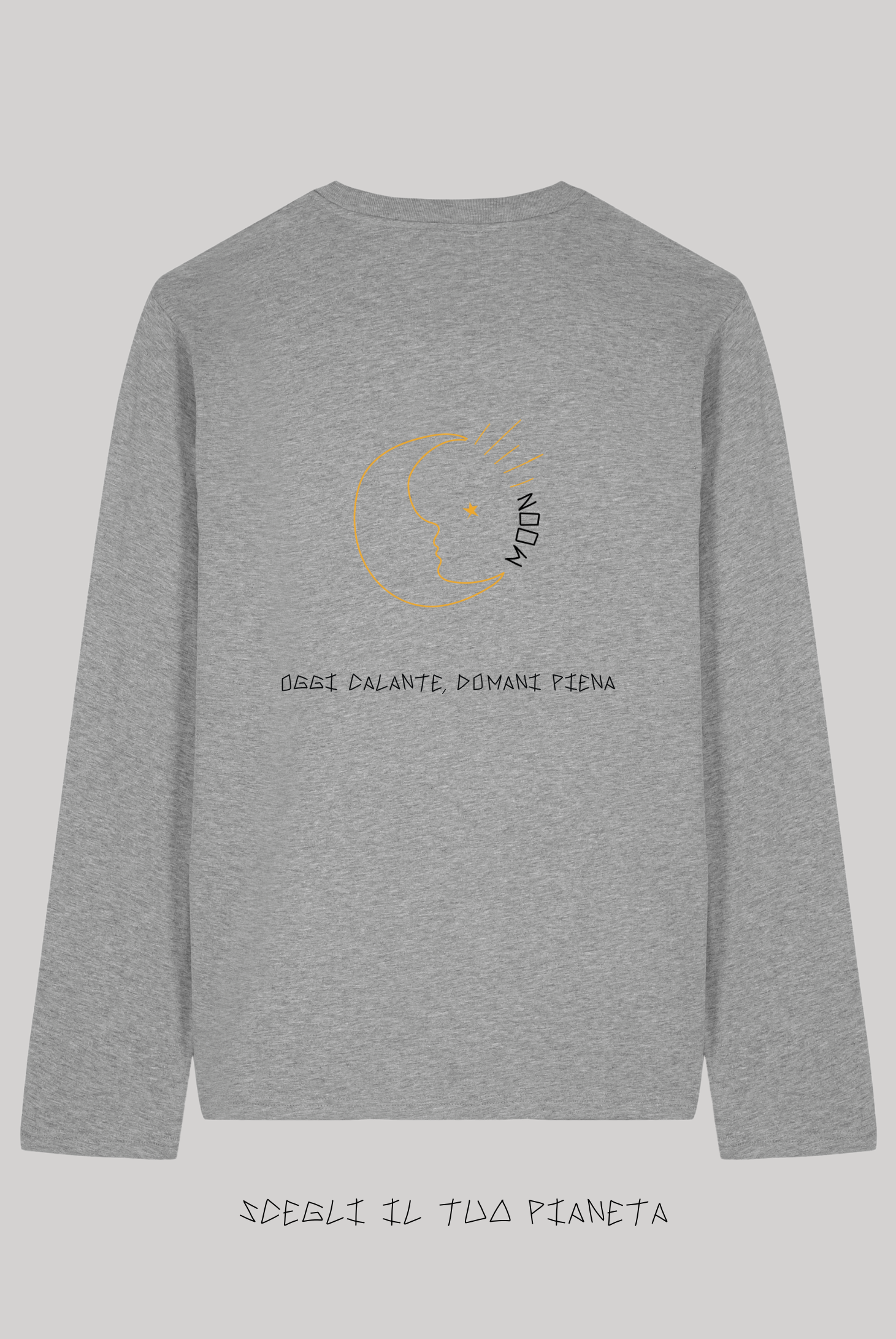 Long Sleeve Grigia Ricamata - Giorgia Fratta