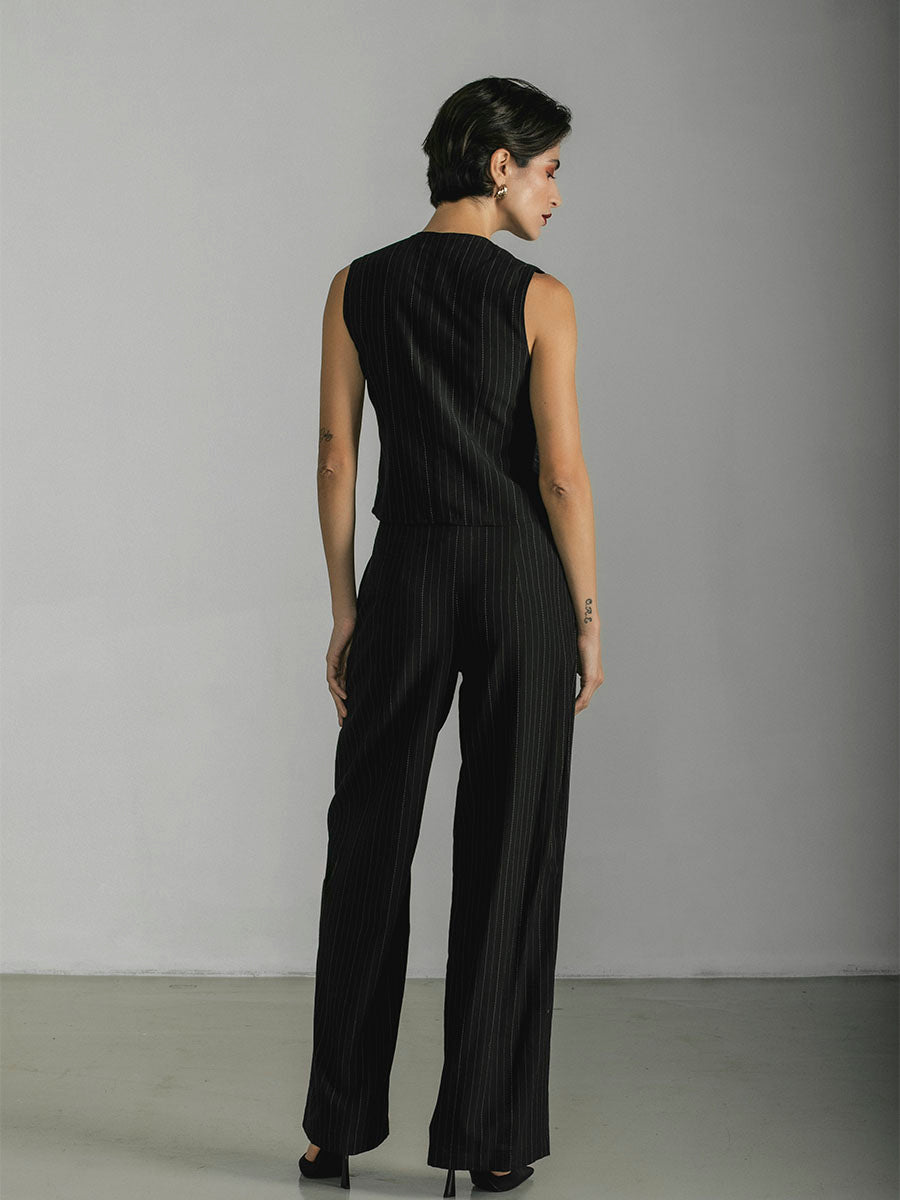 Gilet Isabella Gessato - Giorgia Fratta