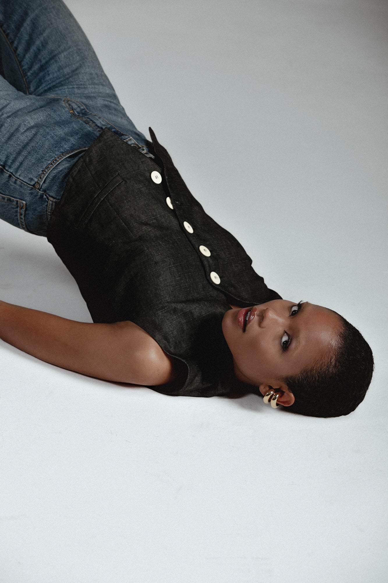Gilet Isabella Denim - Giorgia Fratta