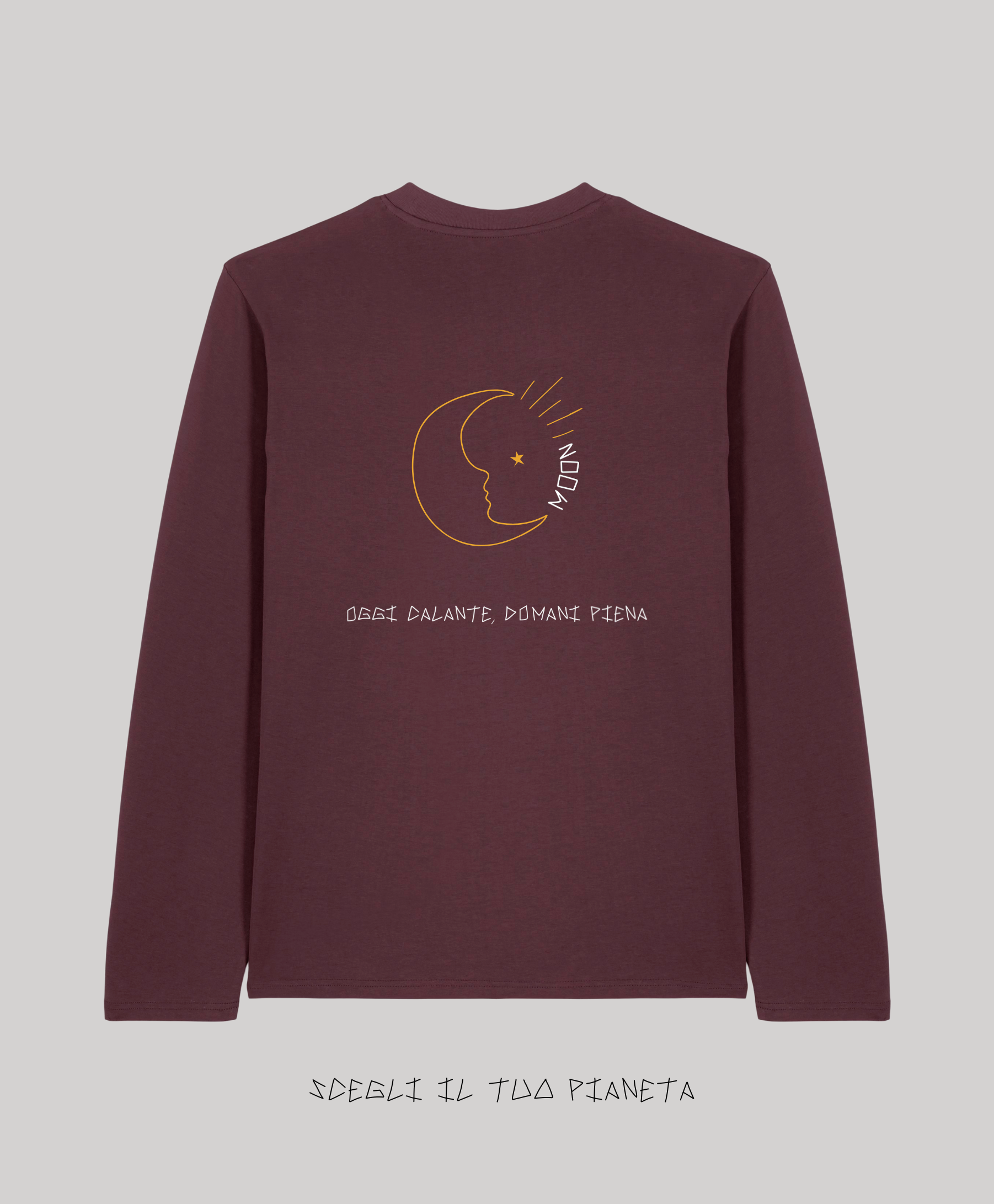 Long Sleeve Red Brown Ricamata - Giorgia Fratta