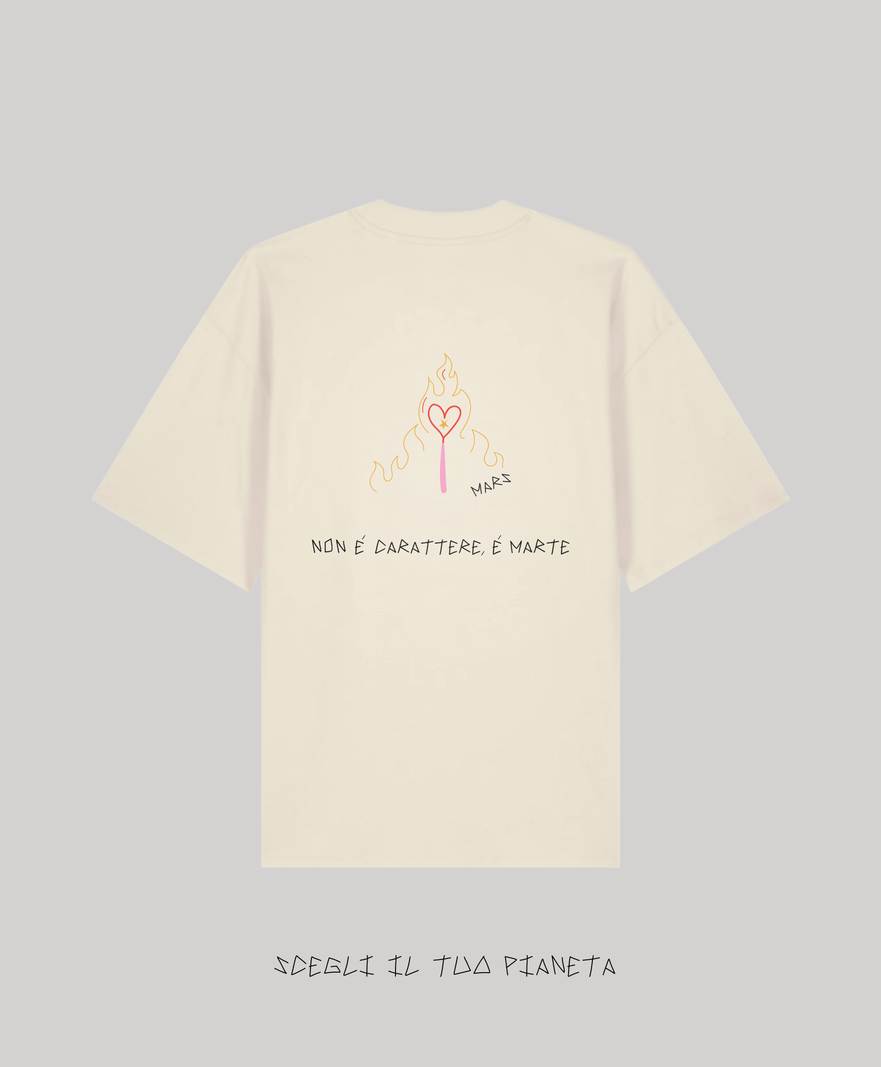 T-Shirt Natural Raw Ricamata - Giorgia Fratta