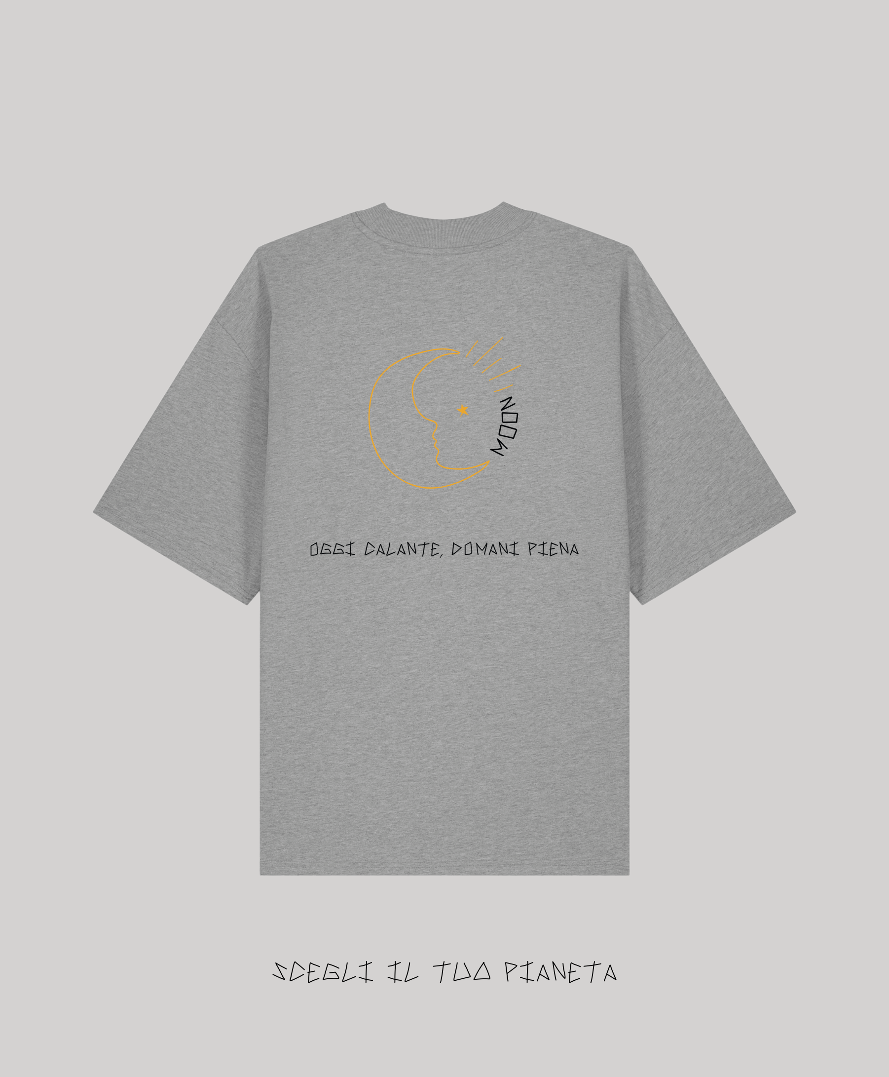 T-Shirt Grigia Ricamata - Giorgia Fratta