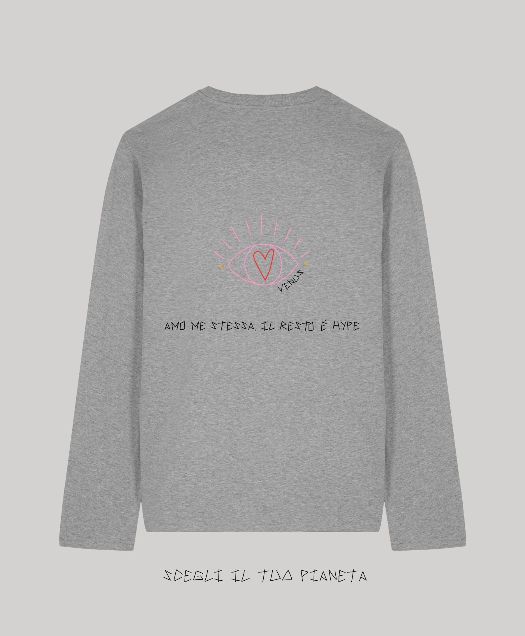 Long Sleeve Grigia Ricamata - Giorgia Fratta