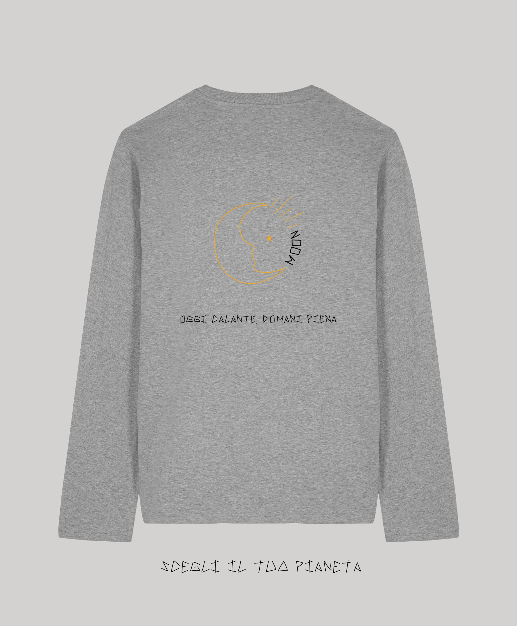 Long Sleeve Grigia Ricamata - Giorgia Fratta